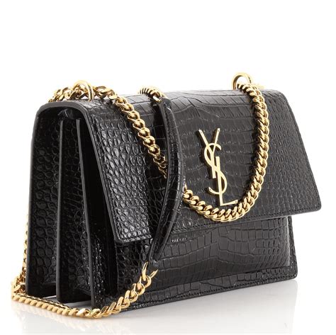 saint laurent crocodile leather handbags.